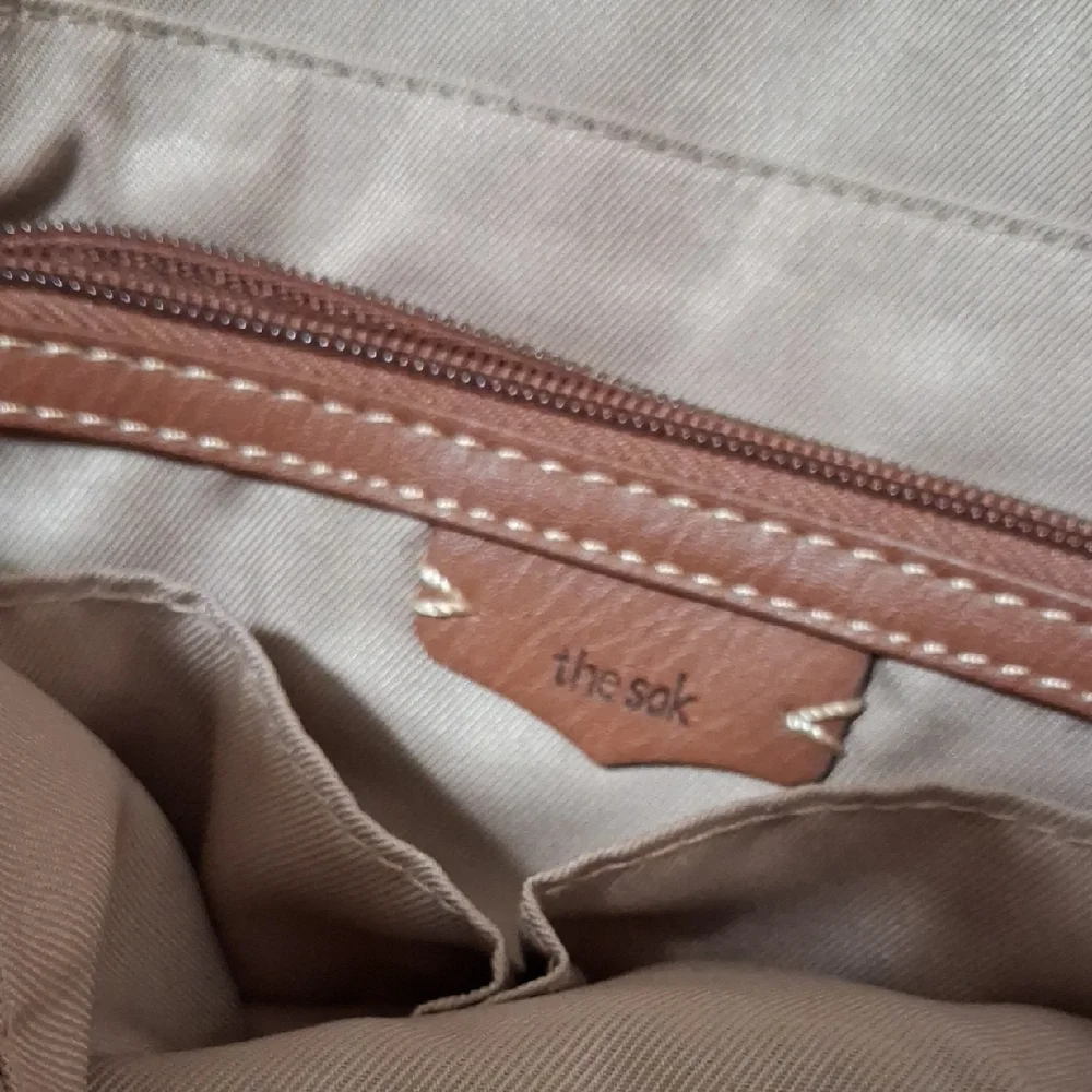 The Sak Charcoal Gray Leather Tote - Picture 2 of 8